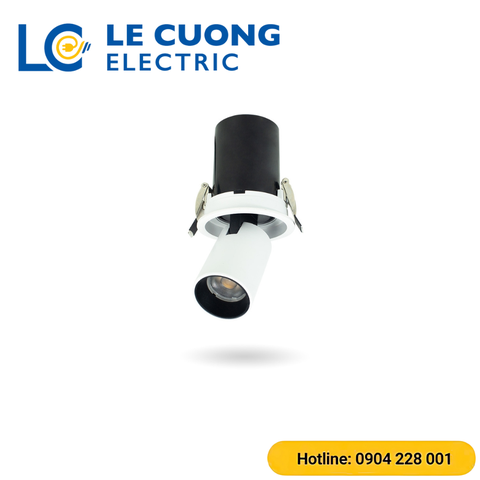 Đèn led âm trần kéo xoay Obsidian Kingled