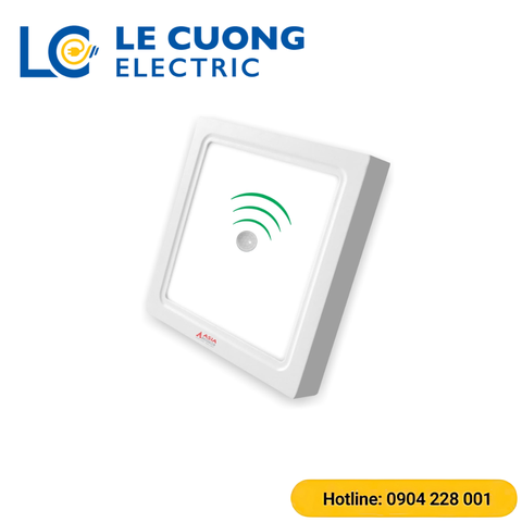 Ốp nổi vuông cảm biến chuyển động Asia Lighting