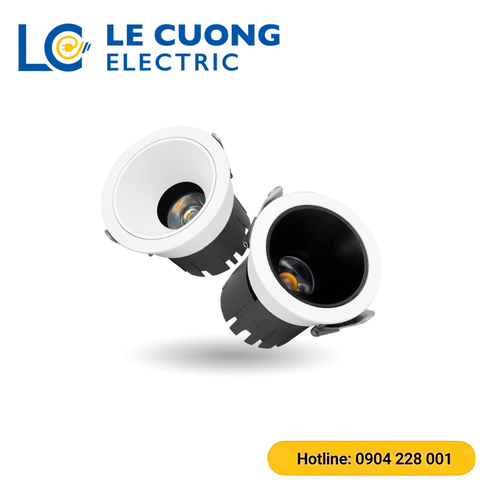 Đèn led âm trần chiếu rọi Zircon không viền Kingled