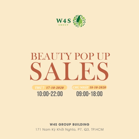 BEAUTY POPUP SALES