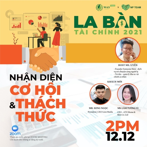 [W4S TALK ONLINE] - LA BÀN TÀI CHÍNH 2021 - TALK 1: NHẬN DIỆN CƠ HỘI VÀ THÁCH THỨC