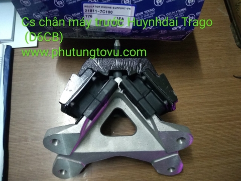 21811-7C100 CAO SU CHÂN MÁY TRƯỚC XE TẢI HUYNDAI TRAGO