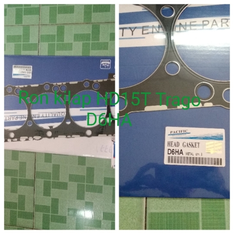 RON MẶT MÁY XE TẢI HUYNDAI TRAGO MÁY D6HA