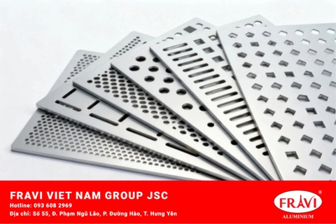 Tấm nhôm đục lỗ CNC - Nhôm tấm trang trí