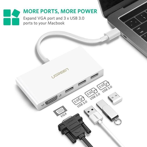 Bộ chia USB tích hợp cổng kết nối máy chiếu cho Samsung Galaxy Book