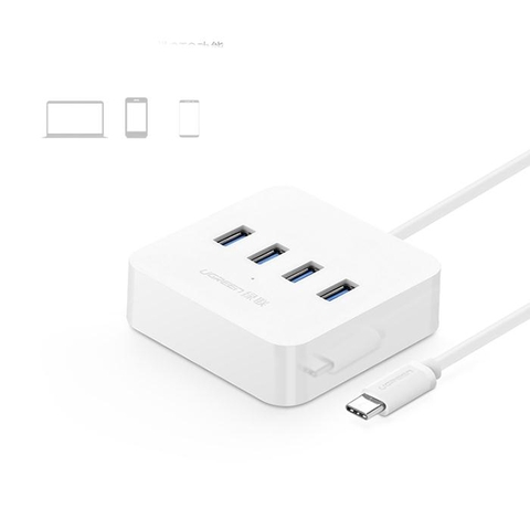 Bộ chia USB type C ra 4 cổng USB 3.0 cho Macbook Ugreen 30316