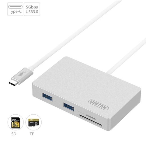 Đầu đọc thẻ TF / SD cho Macbook pro 2016 tích hợp 2 cổng USB 3.0