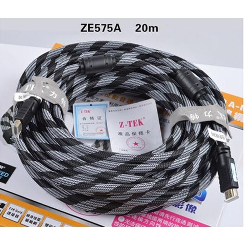 Cáp HDMI ver 1.4 hỗ trợ 3D Ztek ZE570A dài 20 mét