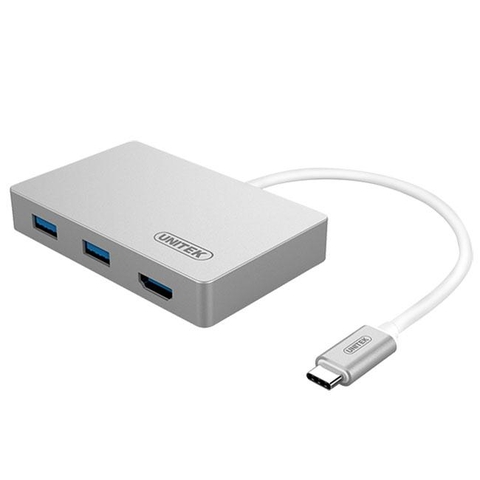 Bộ chia đa năng nhân bản màn hình Macbook ra tivi có kèm cổng sạc và USB 3.0