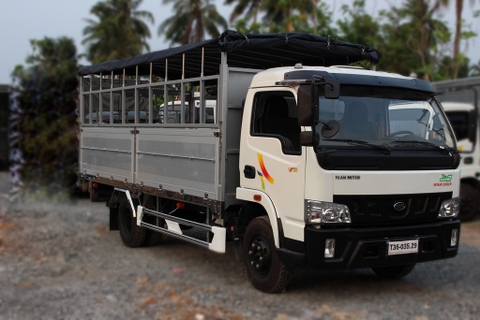 Veam VT750 thùng dài 6m2, động cơ Hyundai