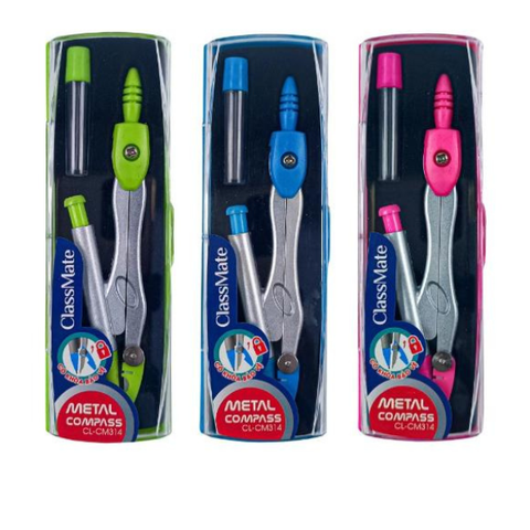 Bộ Compas ClassMate CL-CM314 Chất Liệu Kim Loại Và Nhựa