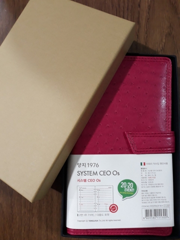 Sổ Da System CEO YYD090619 HQ (Màu Hồng)