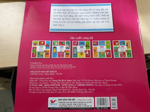 100 từ vựng đầu tiên màu sắc hình khối chữ số