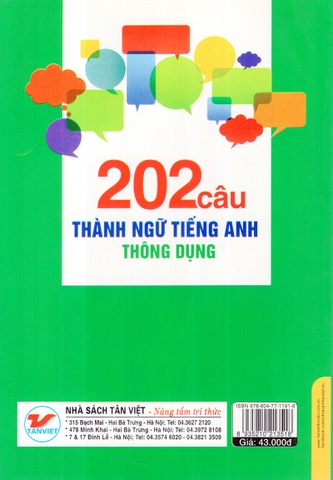 202 Câu Thành Ngữ Tiếng Anh Thông Dụng
