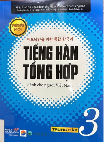 Tiếng Hàn Tổng Hợp Dành Cho Người Việt Nam Trung Cấp 3 - Bản Đen Trắng (Tái bản 2025)