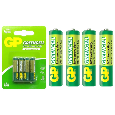 Pin Tiểu GP Greencell AAA GP24G-2U4 (VỈ 4 Viên)