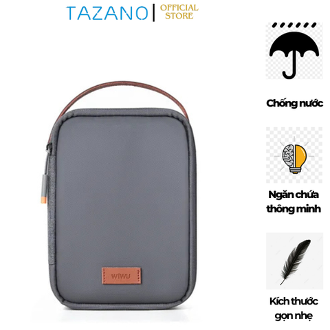 Túi Đựng Phụ Kiện WiWU Minimalist Tech Pouch, Chống Nước - Hàng Chính Hãng