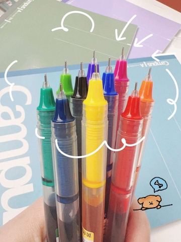 Bộ Bút Gel 12 Màu GP - K97 Đa Năng Tiện Lợi Cho Công Việc Và Học Tập