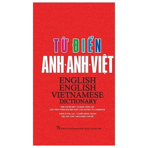 Từ Điển Anh - Anh - Việt (Phiên Bản Bìa Cứng - Màu Đỏ) - Tái Bản 2025
