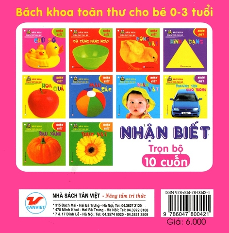 Bách Khoa Toàn Thư Cho Bé - Nhận Biết (Bộ 10 Cuốn)