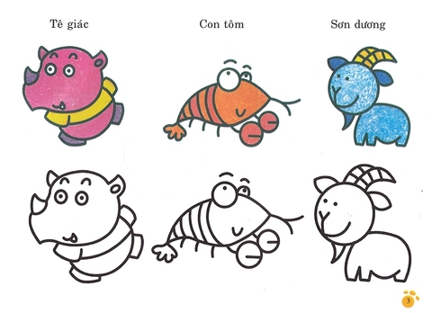 Bàn Tay Nhỏ Vẽ Tranh - Động Vật Đáng Yêu