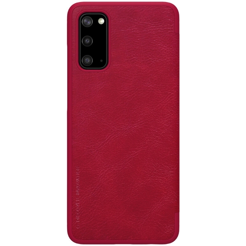 Bao Da Nillkin QIN Cho Samsung Galaxy S20 Plus / S20 Plus 5G (Màu Đỏ)