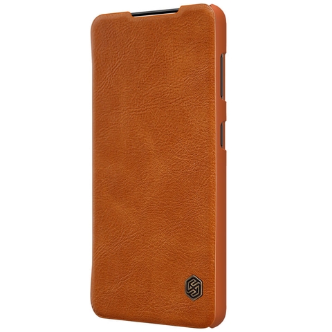 Bao Da Nillkin QIN Cho Samsung Galaxy S21 (Màu Nâu)