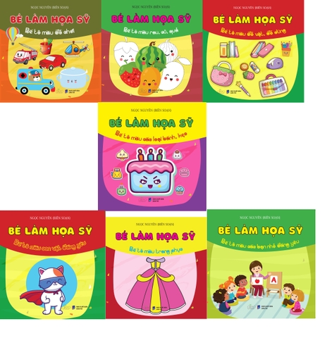 Combo 06 Cuốn Bé Làm Họa Sĩ - Tô Màu Dành Cho Bé