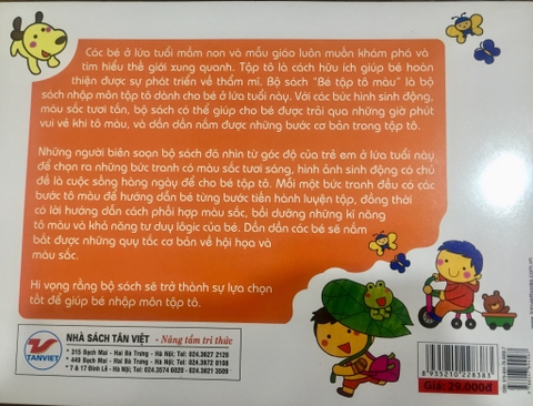 Bé Tập Tô Màu - Màu Vàng Cam