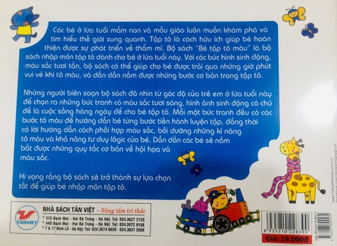 Bé Tập Tô Màu - Màu Xanh Nước Biển