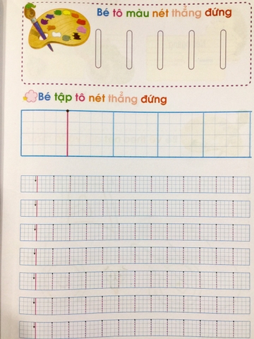Bé Vào Lớp 1 - Tập Tô Nét Cơ Bản