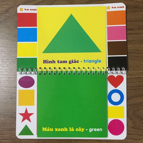 Bộ Tranh Phát Triển Trí Tuệ Cho Bé - Màu Sắc Và Hình Dạng