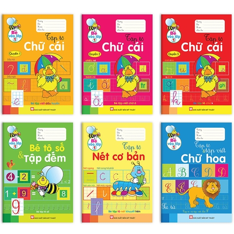 Bé Vào Lớp 1 - Tập Tô Và Tập Viết Chữ Hoa