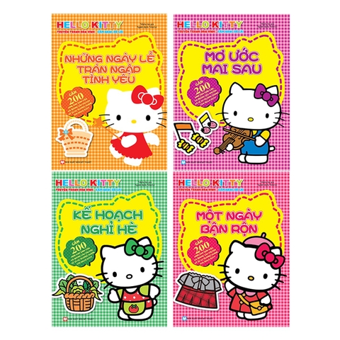 Hello Kitty - Một Ngày Bận Rộn (Dán Hình)
