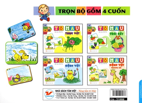 Mỹ Thuật Nhi Đồng - Tô Màu Động Vật