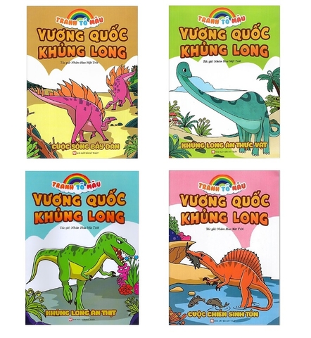 Tranh Tô Màu Vương Quốc Khủng Long - Khủng Long Ăn Thịt