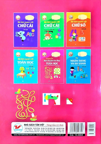 Giúp Bé Vững Bước Vào Lớp 1 - Cùng Bé Rèn Luyện Tư Duy Toán Học (5-6 Tuổi)