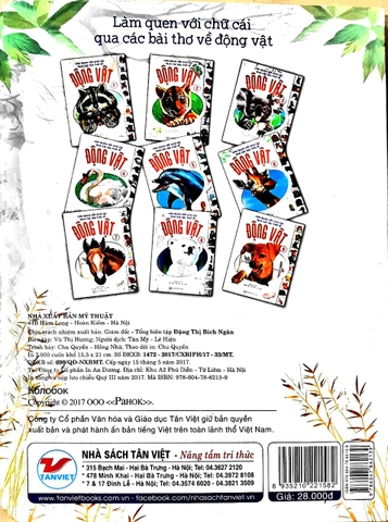 Làm Quen Với Chữ Cái Qua Các Bài Thơ Về Động Vật – Tập 6