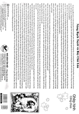 Ghép hình Nàng bạch tuyết và bảy chú lùn