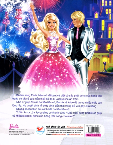 Truyện Tranh Công Chúa Barbie - Giấc Mơ Thời Trang