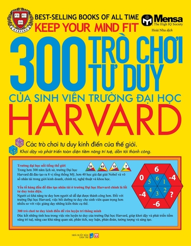 300 Trò Chơi Tư Duy Của Sinh Viên Trường Đại Học Harvard (Tái Bản)