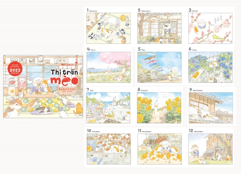 Lịch Để Bàn Thị Trấn Mèo 2023