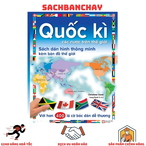 Sách Dán Hình Thông Minh: Quốc Kì Các Nước Trên Thế Giới