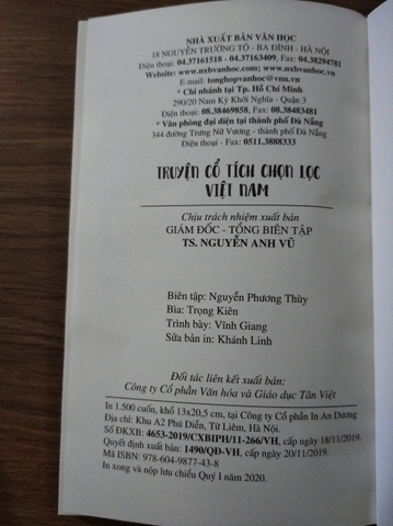 Truyện Cổ Tích Chọn Lọc Việt Nam