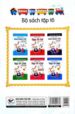 Chuẩn Bị Cho Bé Vào Lớp 1 - Tập Tô Chữ (Tập 1)