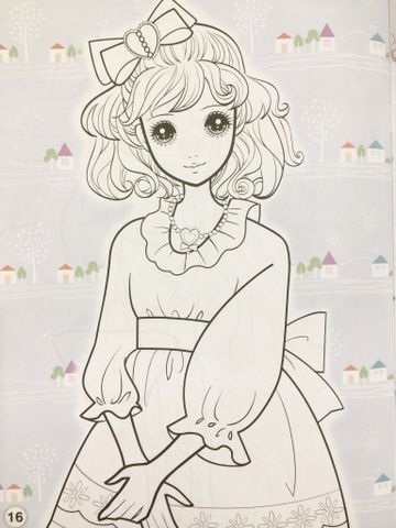 Tô Màu Công Chúa Xinh Đẹp - Công Chúa Đồng Quê