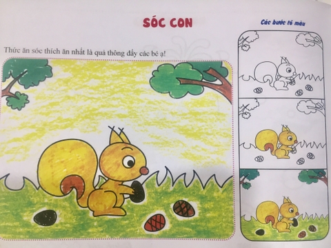 Mỹ Thuật Nhi Đồng - Tô Màu Động Vật Hoang Dã