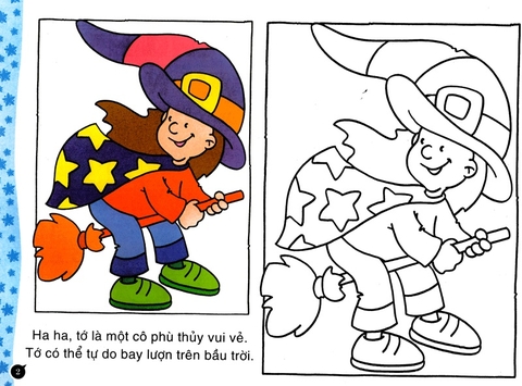 Tô Màu Theo Lứa Tuổi - Chú Hề Vui Nhộn (Dành Cho Bé 5 Tuổi)