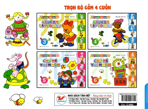 Tô Màu Theo Lứa Tuổi - Chú Hề Vui Nhộn (Dành Cho Bé 6 Tuổi)