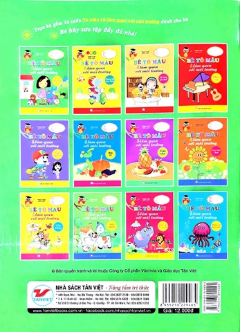 Bé Tô Màu & Làm Quen Với Môi Trường - Đồ Dùng Của Bé